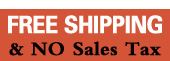 free shipping, no sales tax