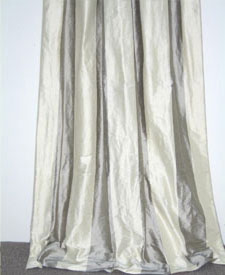 Signature Wide-Stripe Silk Dupioni Drapes and Curtains