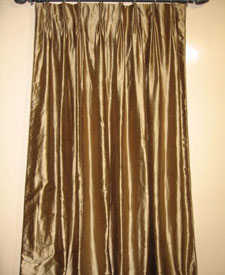 Solid Silk Dupioni Drapes and Curtains
